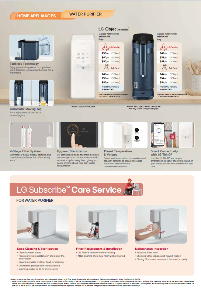 Tankless Water Purifier - Beige product